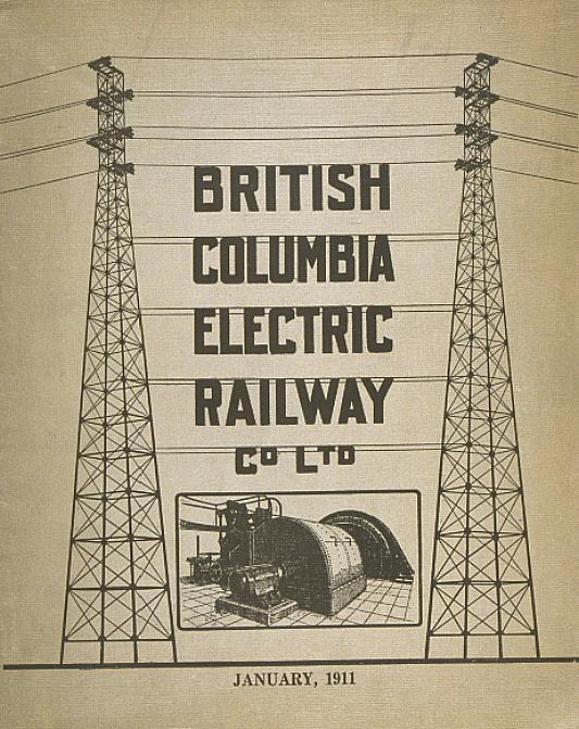 BC Electric Railway Promotional Book Cover 1911
