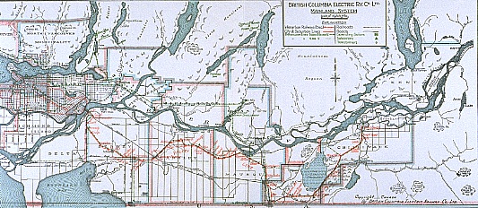 Lower Mainland System Map