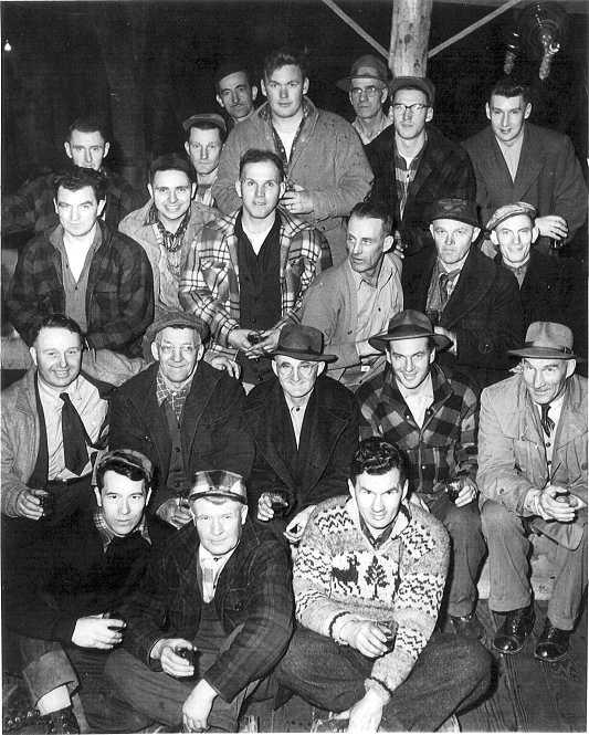 New Westminister Line Crew Christmas 1954