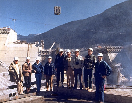Revelstoke Dam Construction