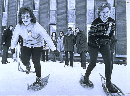 Snow Shoe Racing in Prince George