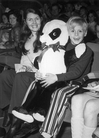 Family Enjoying Christmas Show 1972