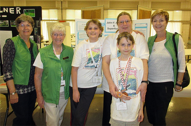 Group l to r: Jane Adkins, Rene, Lucas, Mrs. Bell, Lois Earle. front: Lucas’ younger brother. Another potential Power Pioneers award winner?