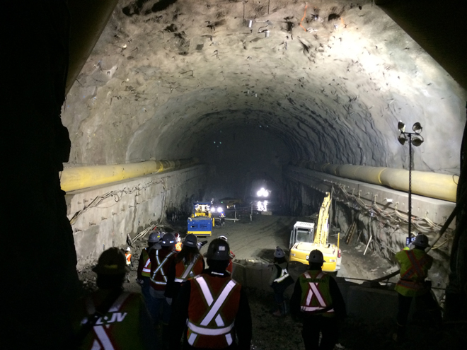 View of the new John Hart Underground Generator Room