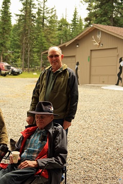 President Dave and Photographer Terry pose for a rare picture.  We don't often see Terry in a picture!